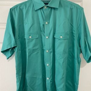 Caribbean Blue men’s shirt size Large.